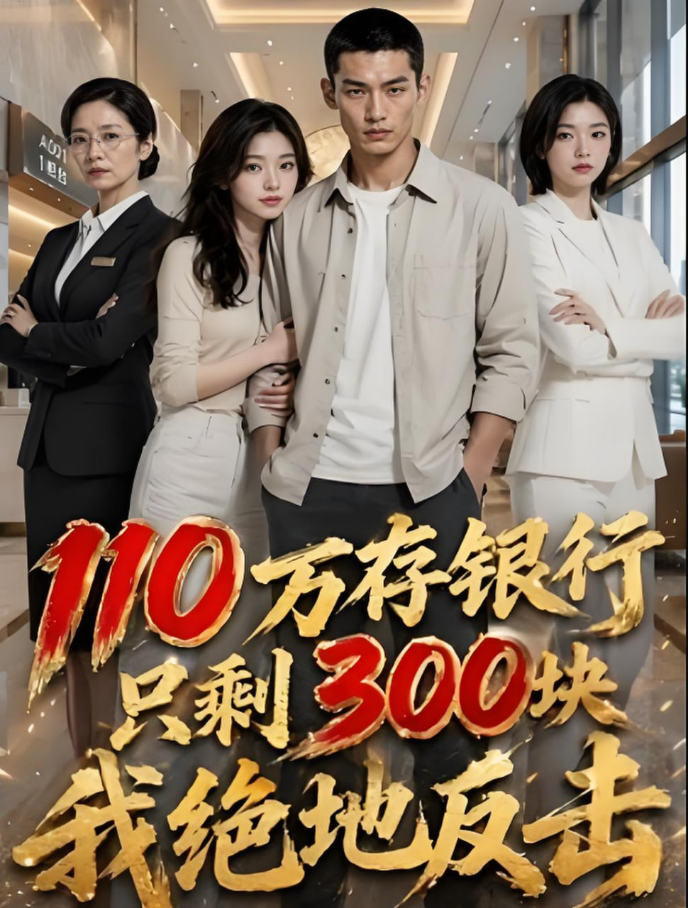 110万存银行只剩300块,我绝地反击